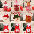 Santa Gift Bag Candy  Snowflake Crisp Drawstring  Merry XMAS Tree Decor For Home New Year 2021 Christmas Eve Apple Bag